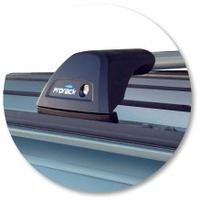 Prorack Silver 2 Bar Aero Flush Bar kit to suit Ford Explorer 5dr SUV (1995 - 2001)