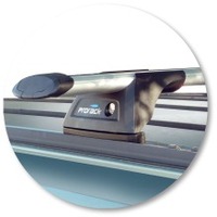 Prorack Black 2 Bar Aero Through Bar kit to suit Ford Explorer 5dr SUV (1995 - 2001)