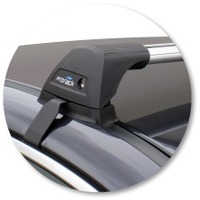 Prorack Silver 2 Bar Aero Flush Bar kit to suit Subaru Legacy 4dr Sedan (8/2009 - 2014)