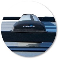 Prorack Silver 2 Bar Aero Rail Bar kit to suit Jeep Cherokee KK 5dr SUV (2008 - 2013)