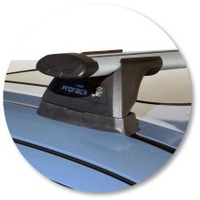 Prorack Black 2 Bar Aero Through Bar kit to suit Suzuki Kizashi 4dr Sedan (2010 - Current)