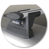 Prorack Black 2 Bar Aero Through Bar kit to suit Porsche Panamera 4dr Sedan (2009 - 2016)