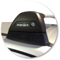 Prorack Silver 2 Bar Aero Flush Bar kit to suit Mercedes-Benz B-Class W245 5dr MPV (2005 - 2011)