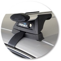 Prorack Silver 2 Bar Aero Through Bar kit to suit Lexus IS 4dr Sedan (2006 - 6/2013)