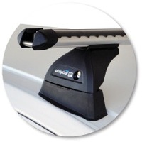 Prorack Silver 2 Bar Heavy Duty Through Bar kit to suit Peugeot Partner LWB 5dr Van (2008 - 2015)