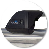 Prorack Silver 2 Bar Aero Flush Bar kit to suit Volkswagen Touareg 5dr SUV (2007 - 2010)