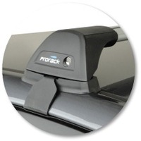Prorack Silver 2 Bar Aero Flush Bar kit to suit Hyundai i45 4dr Sedan (2010 - Current)