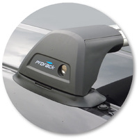 Prorack Silver 2 Bar Aero Flush Bar kit to suit Holden Combo XC 5dr Van (2001 - 2020)