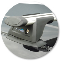 Prorack Silver 2 Bar Aero Through Bar kit to suit Holden Combo XC 5dr Van (2001 - 2020)