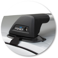 Prorack Silver 2 Bar Aero Flush Bar kit to suit Skoda Octavia III 5dr Liftback (2009 - 2012)