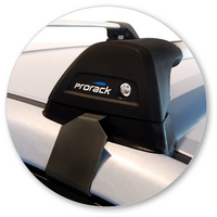 Prorack Silver 2 Bar Aero Flush Bar kit to suit Hyundai Elantra 4dr Sedan (7/2011 - 2016)