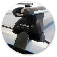 Prorack Black 2 Bar Heavy Duty Through Bar kit to suit Hyundai Elantra 4dr Sedan (7/2011 - 2016)