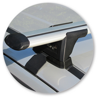 Prorack Silver 2 Bar Aero Through Bar kit to suit Foton Tunland Double Cab 4dr Ute (2012 - Current)