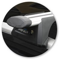 Prorack Silver 2 Bar Aero Through Bar kit to suit Holden Cruze 5dr Wagon (2013 - 2016)