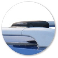 Yakima Black 2 Bar Roof Rack - Ford Ranger Wildtrak 4dr Ute 1/09 - 1/11 (S44Y)