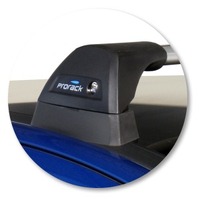 Prorack Black 2 Bar Aero Flush Bar kit to suit Peugeot 308 5dr Hatch (2007 - Current)