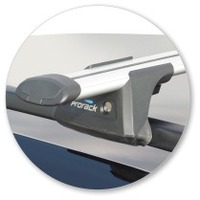 Prorack Silver 2 Bar Aero Through Bar kit to suit Mini Clubman 5dr Wagon (2008 - 2014)