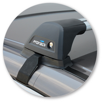 Prorack Silver 2 Bar Aero Flush Bar kit to suit Honda CR-V S 5dr SUV (2012 - 6/2017)