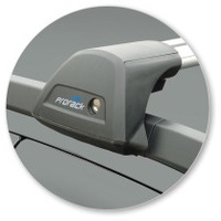 Prorack Silver 2 Bar Aero Flush Bar kit to suit Renault Clio Sports Tourer 5dr Wagon (2007 - Current)