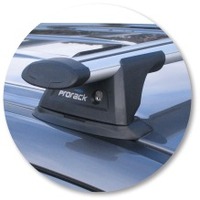 Prorack Black 2 Bar Aero Through Bar kit to suit Mitsubishi ASX 5dr SUV (8/2010 - 10/2019)