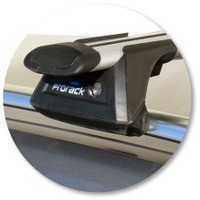 Prorack Black 2 Bar Aero Through Bar kit to suit Mercedes-Benz E-Class W212 5dr Wagon (2009 - 2016)