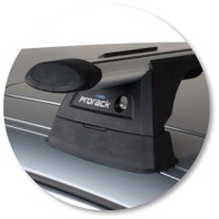 Prorack Black 2 Bar Aero Through Bar kit to suit BMW 5 Series E39 4dr Sedan (4/1996 - 9/2003)