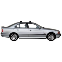 Yakima Black 2 Bar Roof Rack - BMW 5 Series E39 4dr Sedan 4/96 - 9/03 (S16Y &amp; K371)