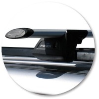 Prorack Black 2 Bar Aero Through Bar kit to suit Mitsubishi Challenger 5dr SUV (10/2009 - Current)