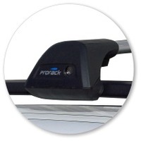Prorack Silver 2 Bar Aero Flush Bar kit to suit BMW X5 E70 5dr SUV (2007 - 7/2013)