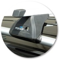 Prorack Silver 2 Bar Standard Through Bar kit to suit Kia Sorento R 5dr SUV (10/2009 - 2014)