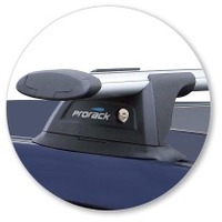 Prorack Black 2 Bar Aero Through Bar kit to suit Mazda CX-9 5dr SUV (2007 - 6/2016)