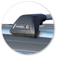 Prorack Silver 2 Bar Aero Flush Bar kit to suit Audi A6/S6/RS6 Allroad 5dr Wagon (1999 - 6/2005)