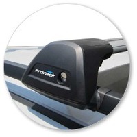 Prorack Black 2 Bar Aero Flush Bar kit to suit Holden Captiva 7 5dr SUV (10/2006 - 2018)