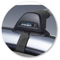 Prorack Silver 2 Bar Aero Flush Bar kit to suit Subaru Impreza 4dr Sedan (2001 - 2007)