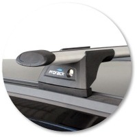 Prorack Silver 2 Bar Aero Through Bar kit to suit Great Wall X240 5dr SUV (11/2009 - Current)