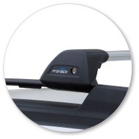 Prorack Silver 2 Bar Aero Flush Bar kit to suit Subaru Outback 5dr Wagon (2010 - 2015)