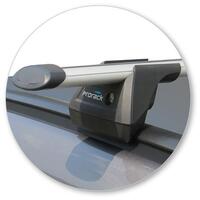 Prorack Black 2 Bar Aero Through Bar kit to suit Hyundai Santa Fe 5dr SUV (2012 - 2018)