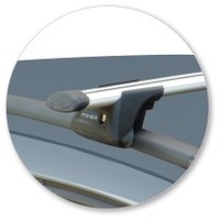 Prorack Silver 2 Bar Aero Through Bar kit to suit Citroen C5 5dr Wagon (5/2008 - 2019)