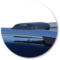 Prorack Silver 2 Bar Aero Rail Bar kit to suit Volkswagen Touareg 5dr SUV (2010 - 2014)