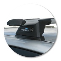 Prorack Silver 2 Bar Aero Through Bar kit to suit Hyundai i30 5dr Hatch (10/2007 - 2011)