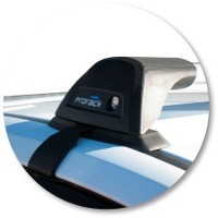 Prorack Silver 2 Bar Aero Flush Bar kit to suit Ford Focus 5dr Hatch (7/2005 - 6/2011)