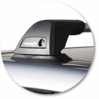 Prorack Silver 2 Bar Aero Flush Bar kit to suit Subaru Tribeca 5dr SUV (11/2006 - 11/2007)