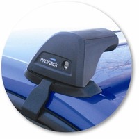 Prorack Silver 2 Bar Aero Flush Bar kit to suit Subaru Legacy 4dr Sedan (5/2003 - 7/2009)