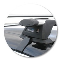 Prorack Silver 2 Bar Aero Through Bar kit to suit Honda Accord Euro 4dr Sedan (6/2008 - 2012)