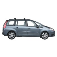 Yakima Black 2 Bar Roof Rack - Citroen C4 Grand Picasso 5dr MPV 1/06 - 1/14 (S17Y &amp; K328)