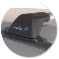 Prorack Silver 2 Bar Aero Flush Bar kit to suit Subaru Traviq 5dr MPV (1999 - 2005)