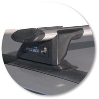 Prorack Silver 2 Bar Aero Through Bar kit to suit Subaru Traviq 5dr MPV (1999 - 2005)