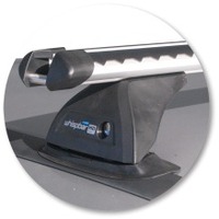 Prorack Silver 2 Bar Heavy Duty Through Bar kit to suit Subaru Traviq 5dr MPV (1999 - 2005)