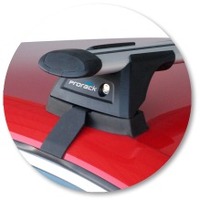 Prorack Silver 2 Bar Aero Through Bar kit to suit Audi A5/S5/RS5 Sportback 5dr Coupe (2009 - 2016)