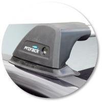 Prorack Silver 2 Bar Aero Flush Bar kit to suit Holden Barina 3dr Hatch (2000 - 2006)